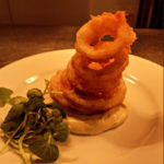 Onion Rings with Dijon and Blue Stilton Mayo